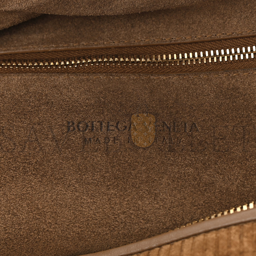 BOTTEGA VENETA SUEDE CORDUROY SMALL JODIE HOBO JACOBEAN  (49*30*8cm)