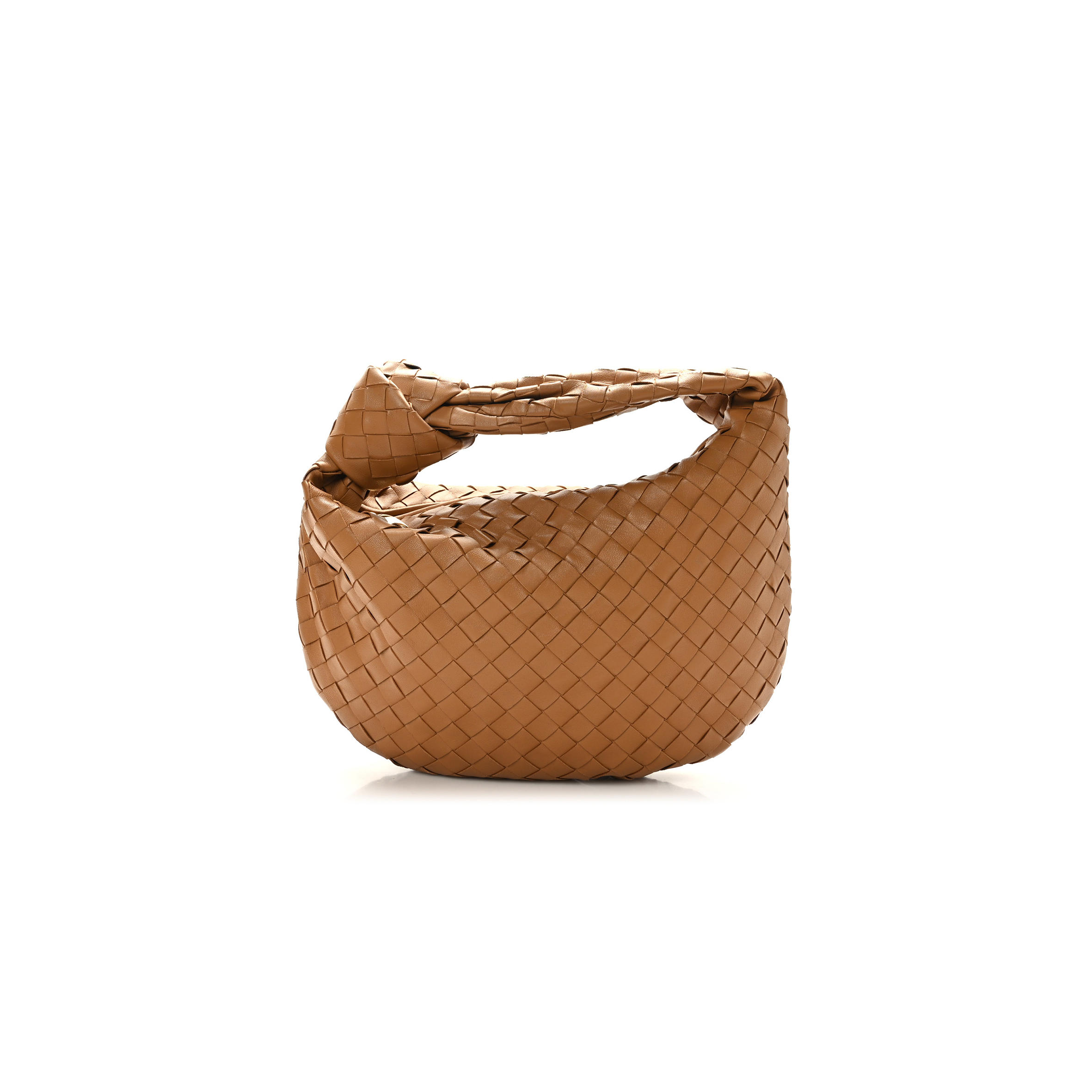 BOTTEGA VENETA NAPPA INTRECCIATO TEEN JODIE HOBO CARAMEL  (33*20*6cm)