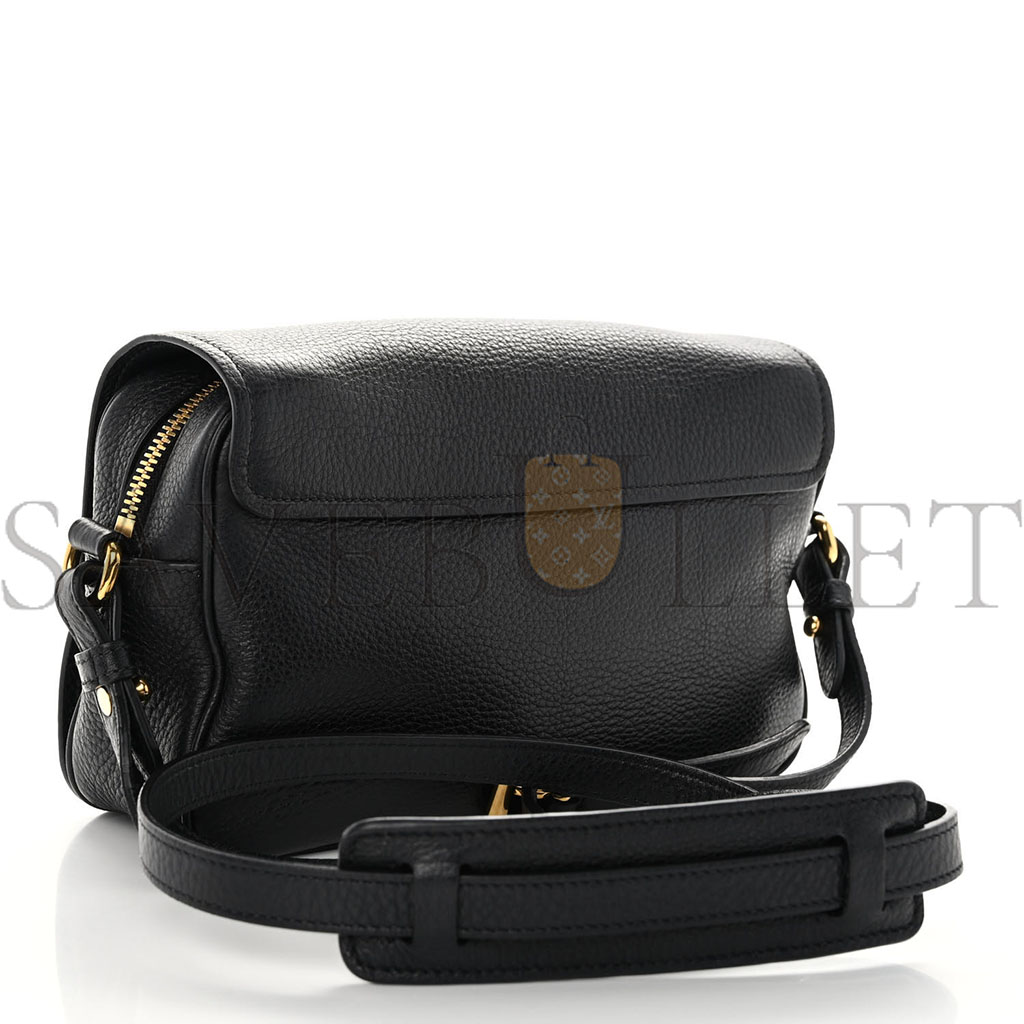 PRADA VITELLO PHENIX CROSSBODY BAG BLACK (22*15*7cm)