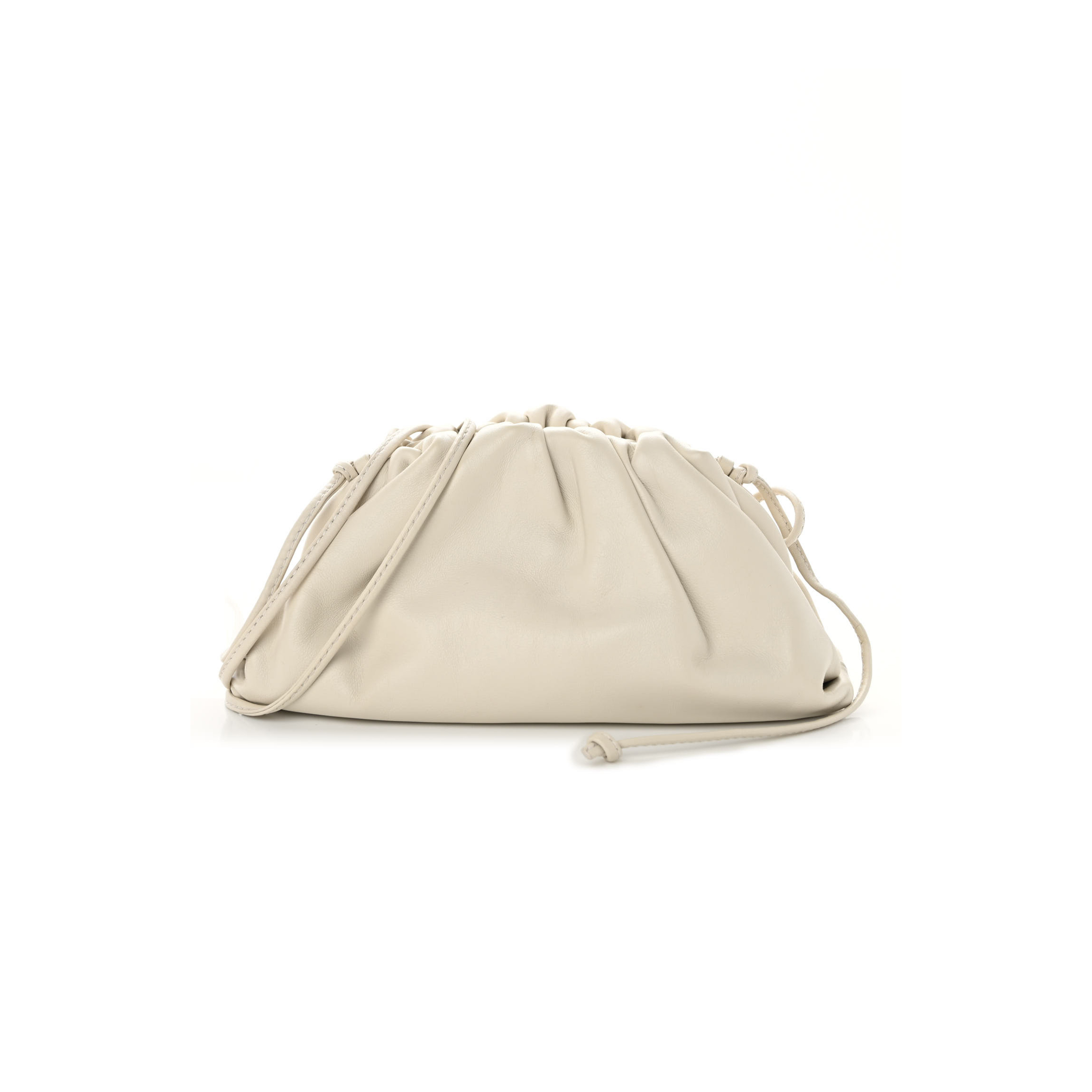 BOTTEGA VENETA BUTTER CALFSKIN THE MINI POUCH PLASTER (23*11*5cm)