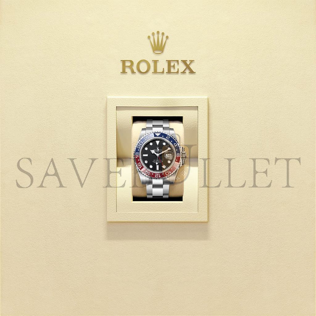 ROLEX GMT-MASTER II OYSTER, 40 MM, OYSTERSTEEL WATCH 126710BLRO