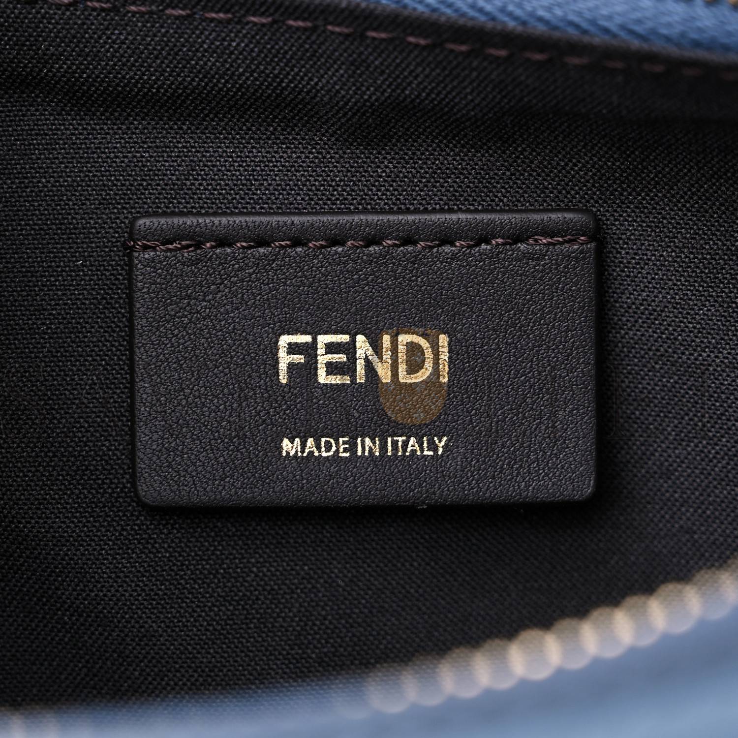 FENDI VITELLO GRACE MATTE SMALL FENDIGRAPHY HOBO BAG MIRTO (30*16*9cm)