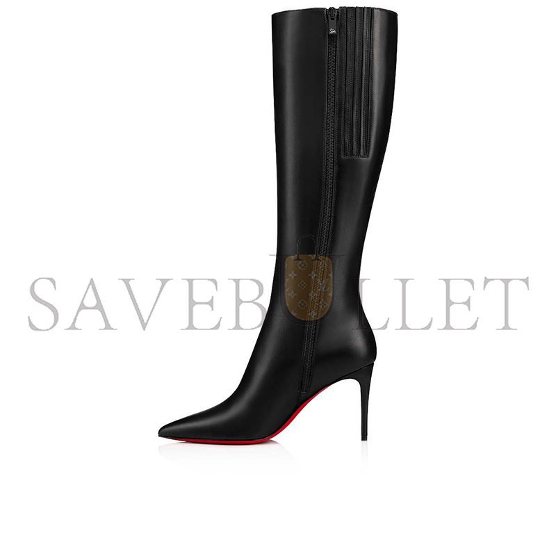 CHRISTIAN LOUBOUTIN KATE BOTTA 85 MM BOOTS-CALF LEATHER-BLACK-WOMEN 3211152BK01 CHRISTIAN LOUBOUTIN KATE BOTTA 85 MM BOOTS-CALF LEATHER-BLACK-WOMEN 3211152BK01