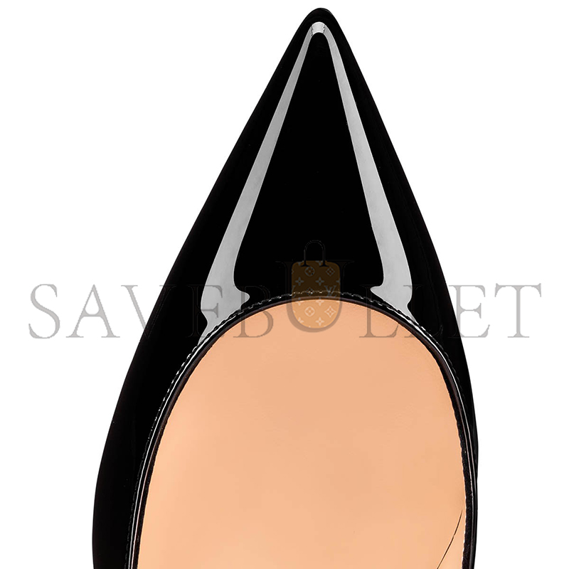 CHRISTIAN LOUBOUTIN KATE 85 MM PUMPS-PATENT CALF LEATHER-BLACK-WOMEN 3191416BK01 CHRISTIAN LOUBOUTIN KATE 85 MM PUMPS-PATENT CALF LEATHER-BLACK-WOMEN 3191416BK01