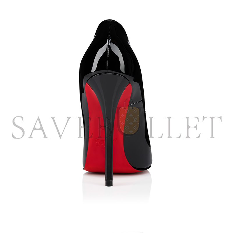 CHRISTIAN LOUBOUTIN MISS Z 120 MM PUMPS-PATENT CALF LEATHER-BLACK-WOMEN 1250916B439
