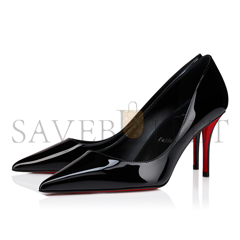 CHRISTIAN LOUBOUTIN MISS Z 80 MM PUMPS-PATENT CALF LEATHER-BLACK-WOMEN 1250929B439