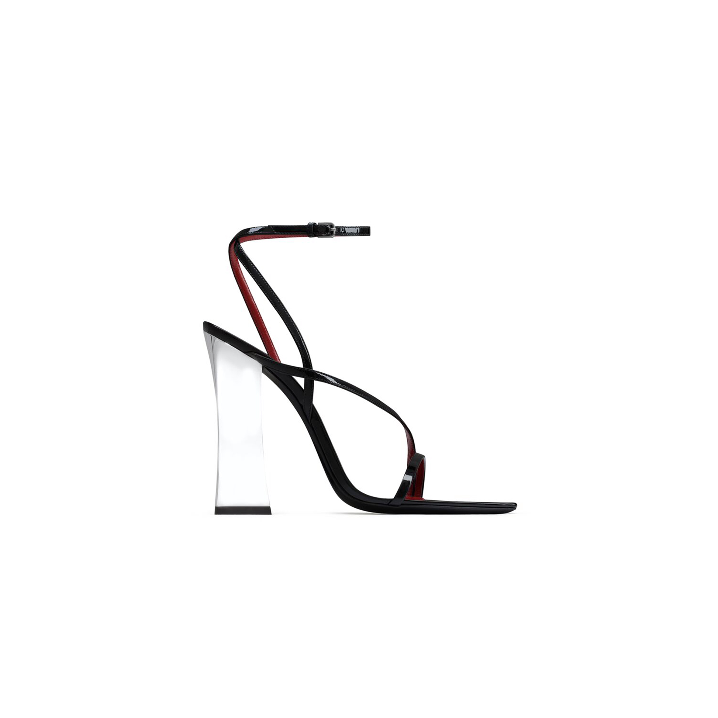 YSL ZORA SANDALS IN PATENT LEATHER 8181821TV001000 YSL ZORA SANDALS IN PATENT LEATHER 8181821TV001000