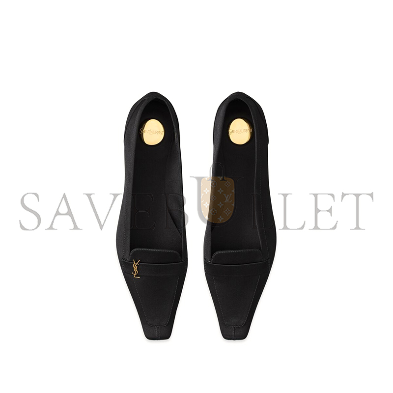 YSL POPPY BALLERINAS IN SATIN CREPE 8192169QAB11000