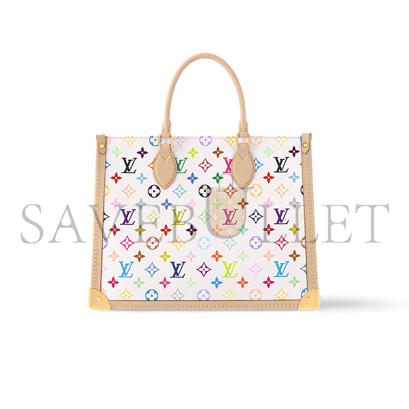 LOUIS VUITTON MURAKAMI LV X TM ONTHEGO MM M13079 (35*27*14cm)