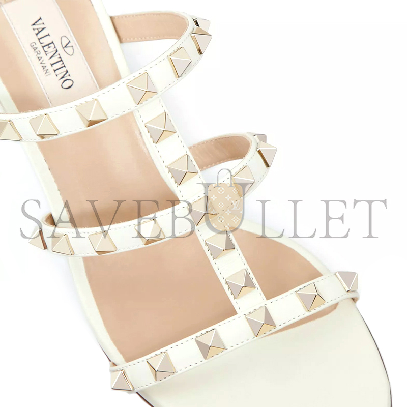 VALENTINO ROCKSTUD CALFSKIN LEATHER SLIDE SANDAL 60 MM 5W2S0C47VOD_I16 VALENTINO ROCKSTUD CALFSKIN LEATHER SLIDE SANDAL 60 MM 5W2S0C47VOD_I16