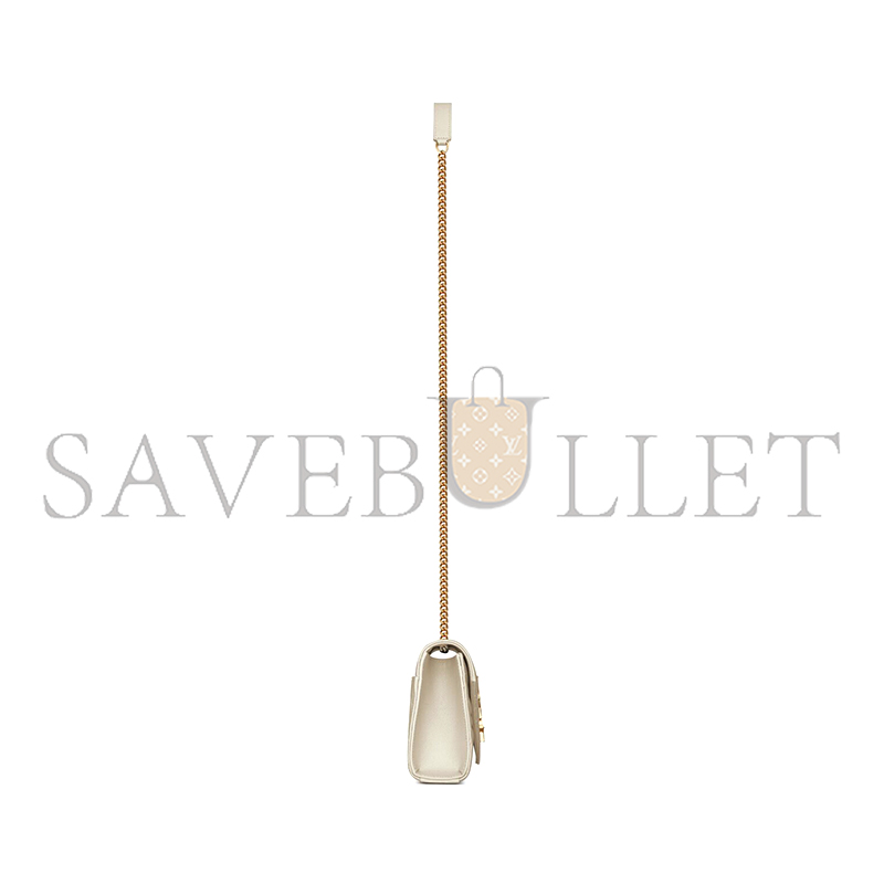 YSL ENVELOPE SMALL IN QUILTED GRAIN DE POUDRE EMBOSSED LEATHER 600195BOW919207 (21*13*6cm)