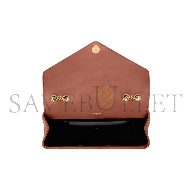 YSL LOULOU MEDIUM IN MATELASSÉ LAMBSKIN 801439AAEAX5036 (29*17*8cm)