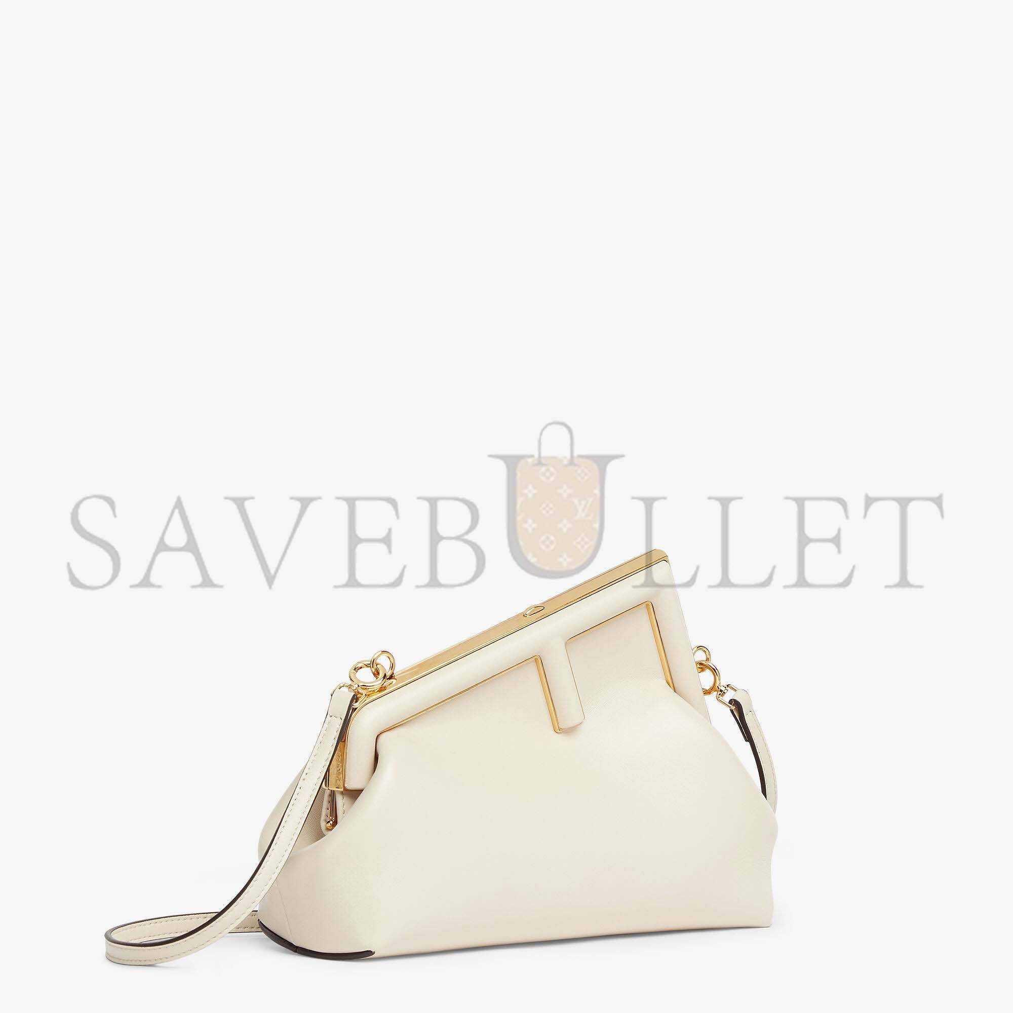 FENDI FIRST SMALL - CAMELLIA LEATHER BAG 8BP129ABVEF0VWM (26*18*9.5cm)