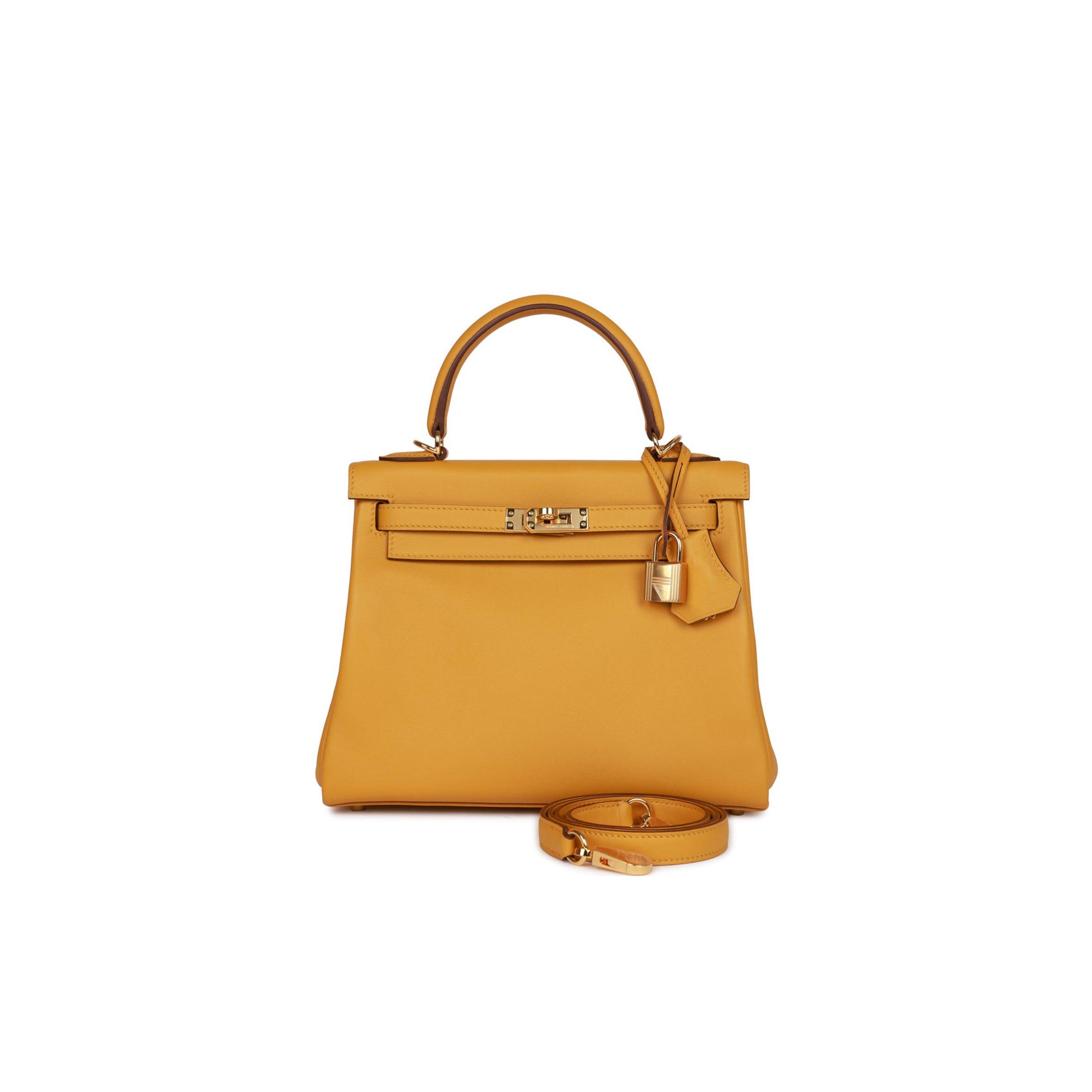 HERMES KELLY RETOURNE 25 IN & OUT NATA SWIFT PALLADIUM HARDWARE HANDMADE(25*17*7cm)