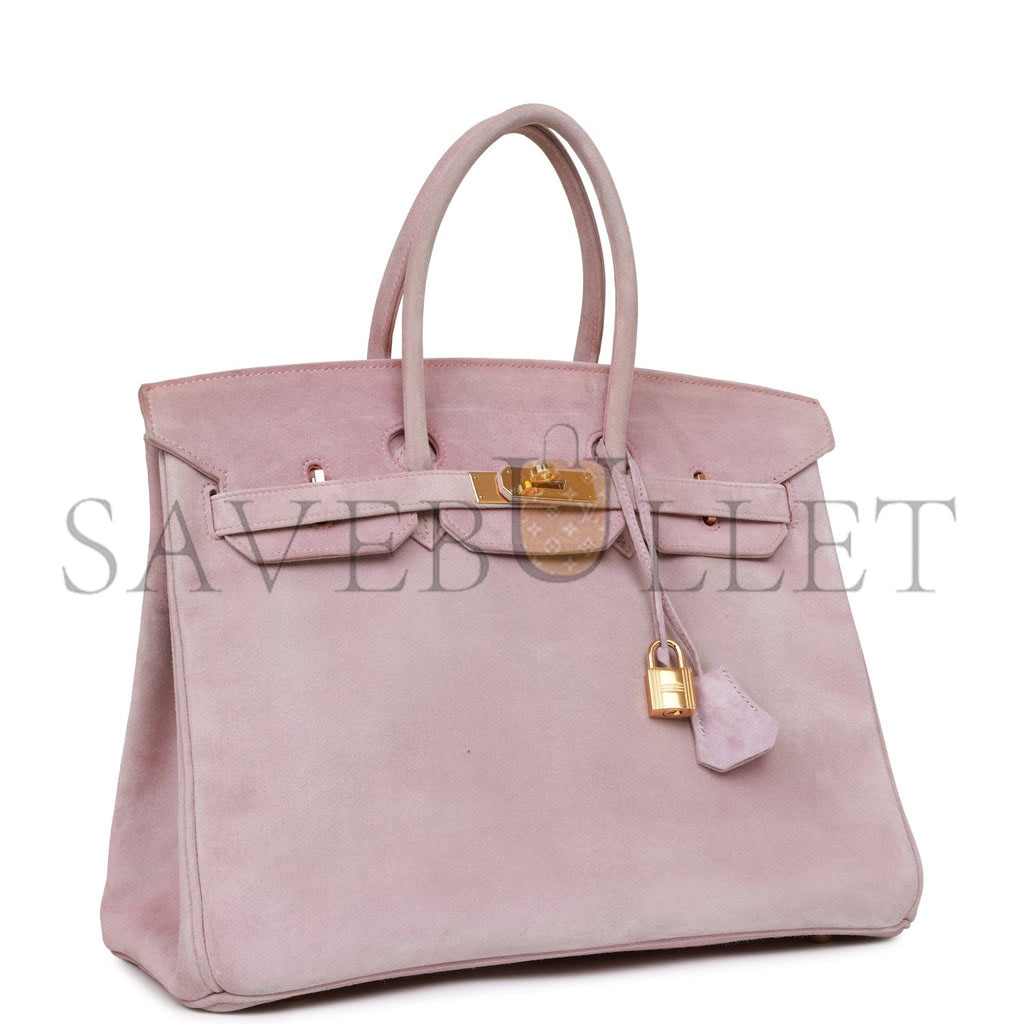 HERMES BIRKIN 35 LILAC DOBLIS GOLD HARDWARE (35cm)