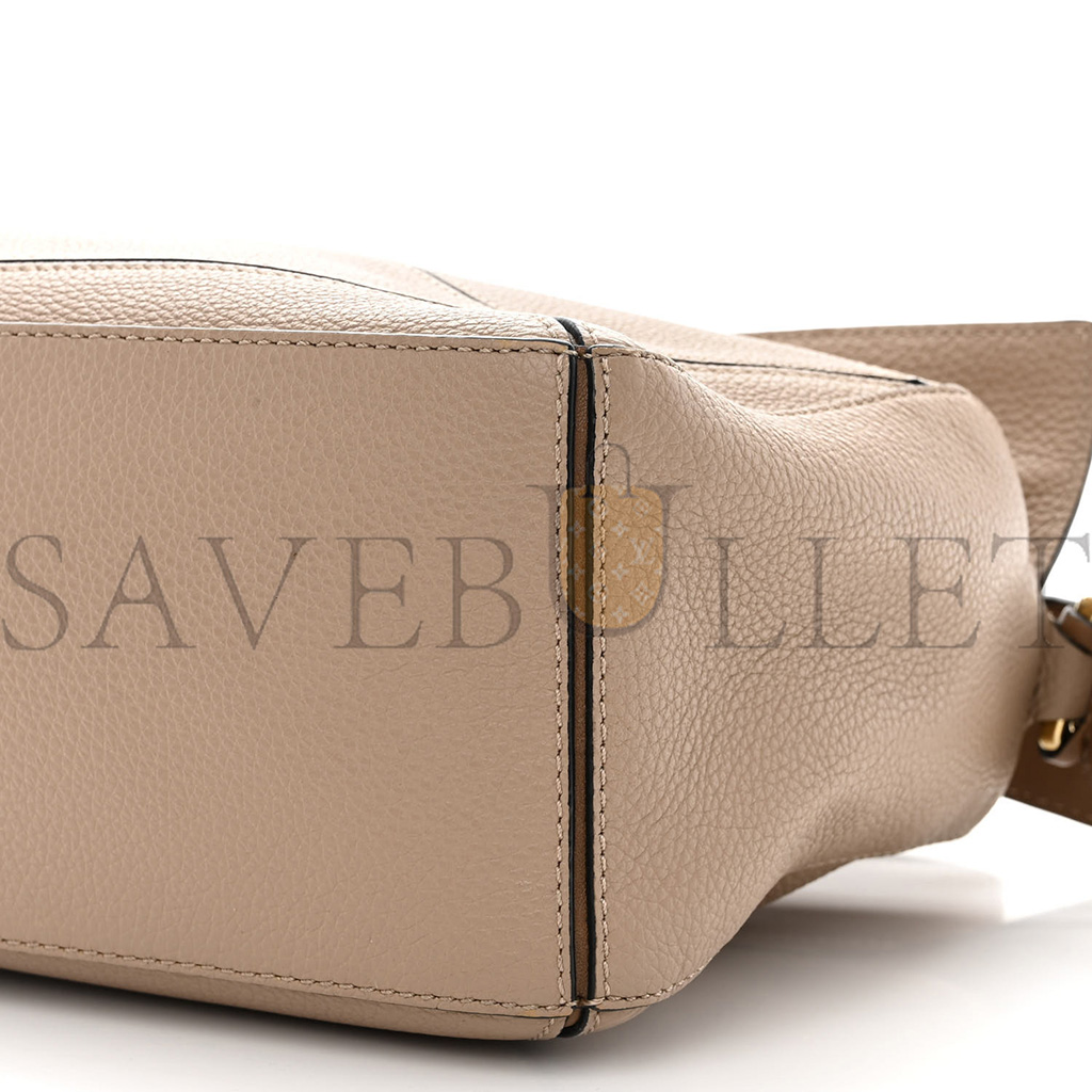 LOEWE GRAINED CALFSKIN SMALL PUZZLE BAG SAND MINK (24*16.5*10.5cm)