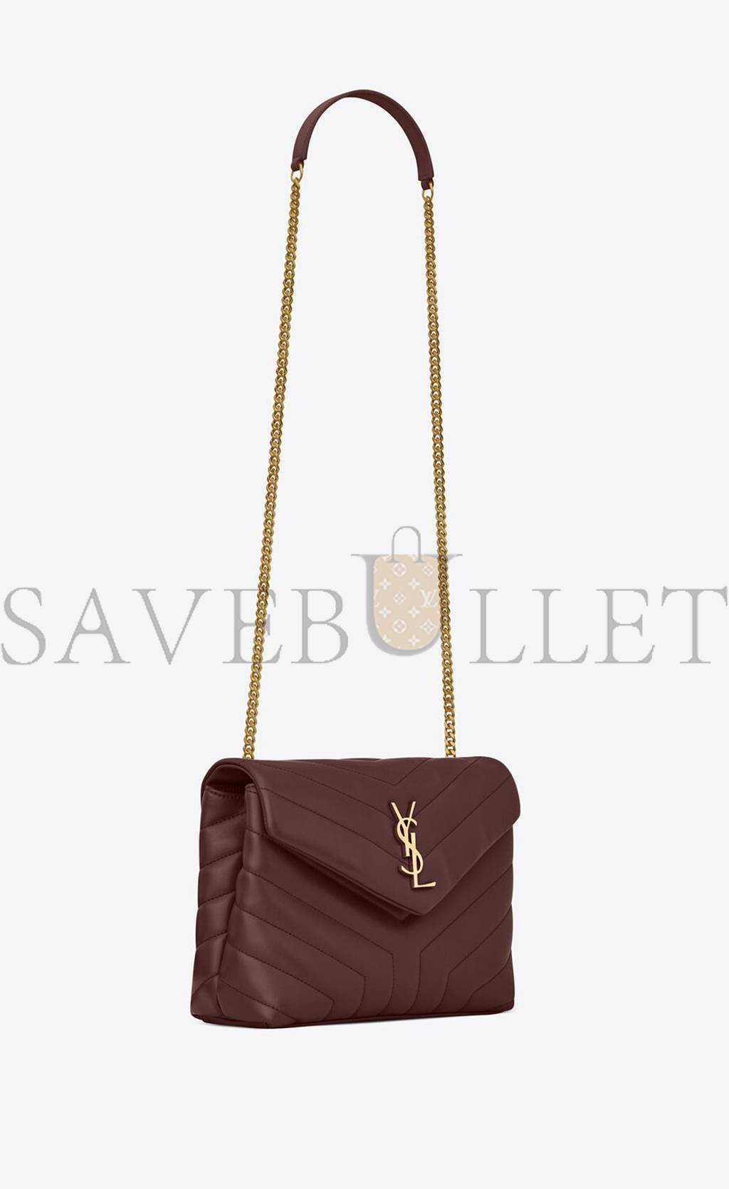 YSL LOULOU SMALL CHAIN BAG IN QUILTED &QUOT;Y&QUOT; LEATHER 494699DV7276475 (23*17*9cm)