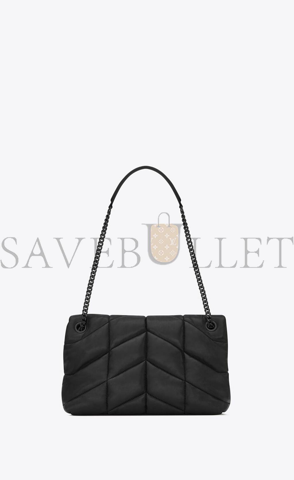 YSL PUFFER SMALL CHAIN BAG IN QUILTED LAMBSKIN 5774761EL081000 (29*17*11cm)