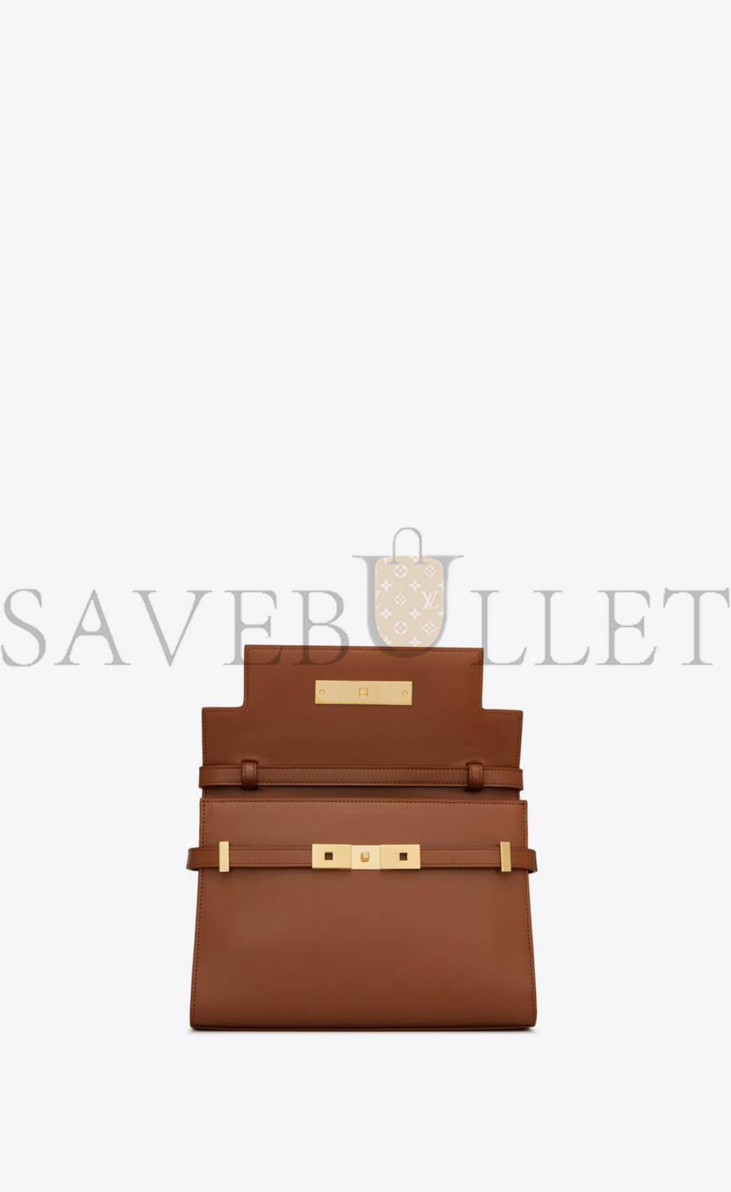 YSL MANHATTAN SMALL SHOULDER BAG IN BOX SAINT LAURENT LEATHER 6756260SXPW6362 (24*17.5*6cm)