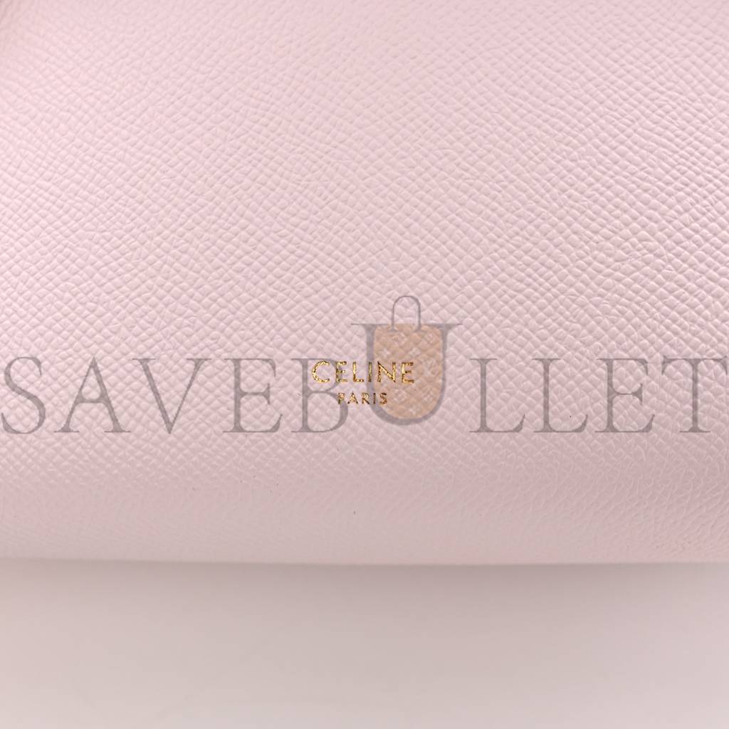 CELINE GRAINED CALFSKIN NANO BELT BAG PEONY (20*17*11cm)