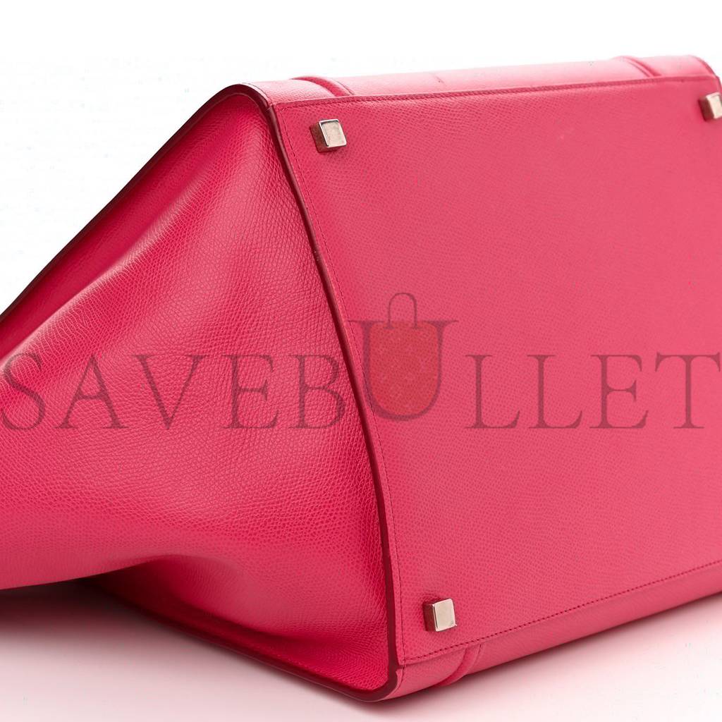 CELINE GRAINED CALFSKIN MEDIUM PHANTOM LUGGAGE FUCHSIA (30*27*25cm)