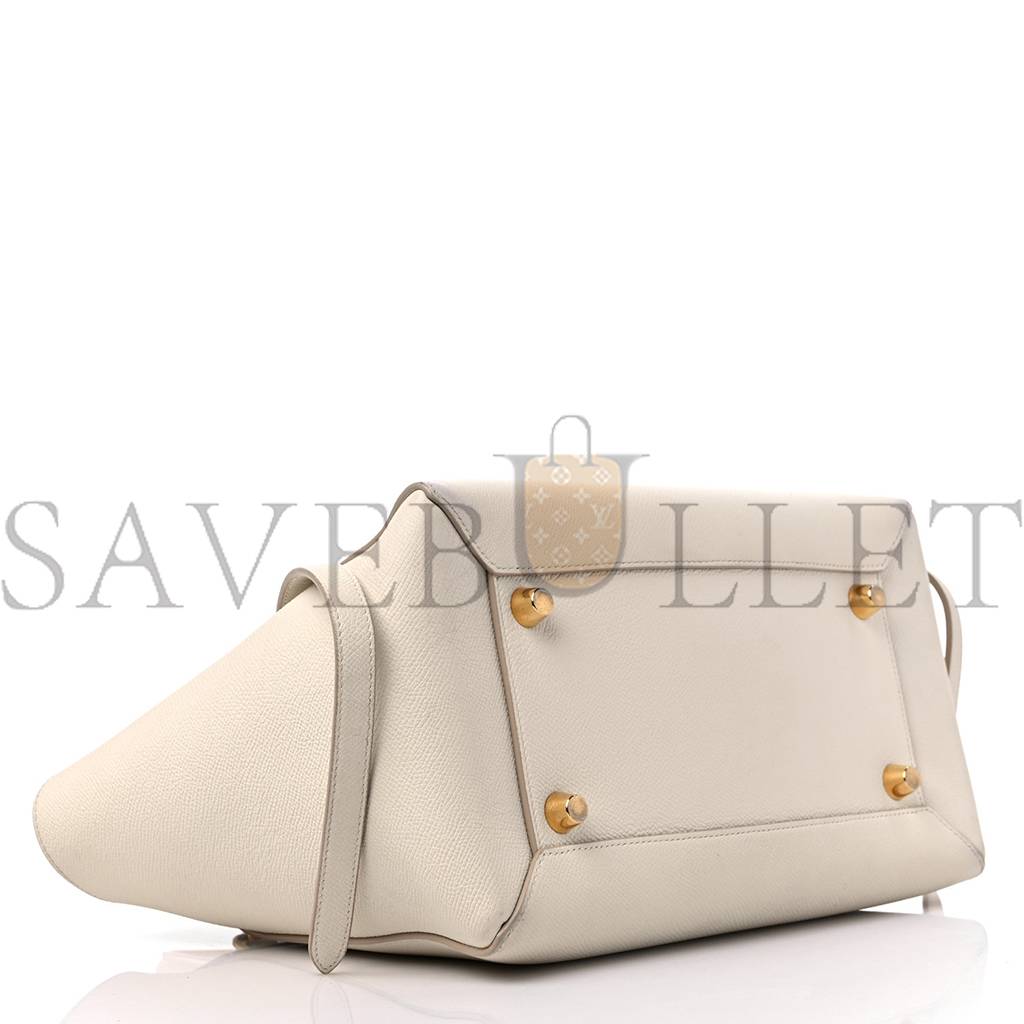 CELINE GRAINED CALFSKIN MINI BELT BAG LINEN (30*24*18cm)