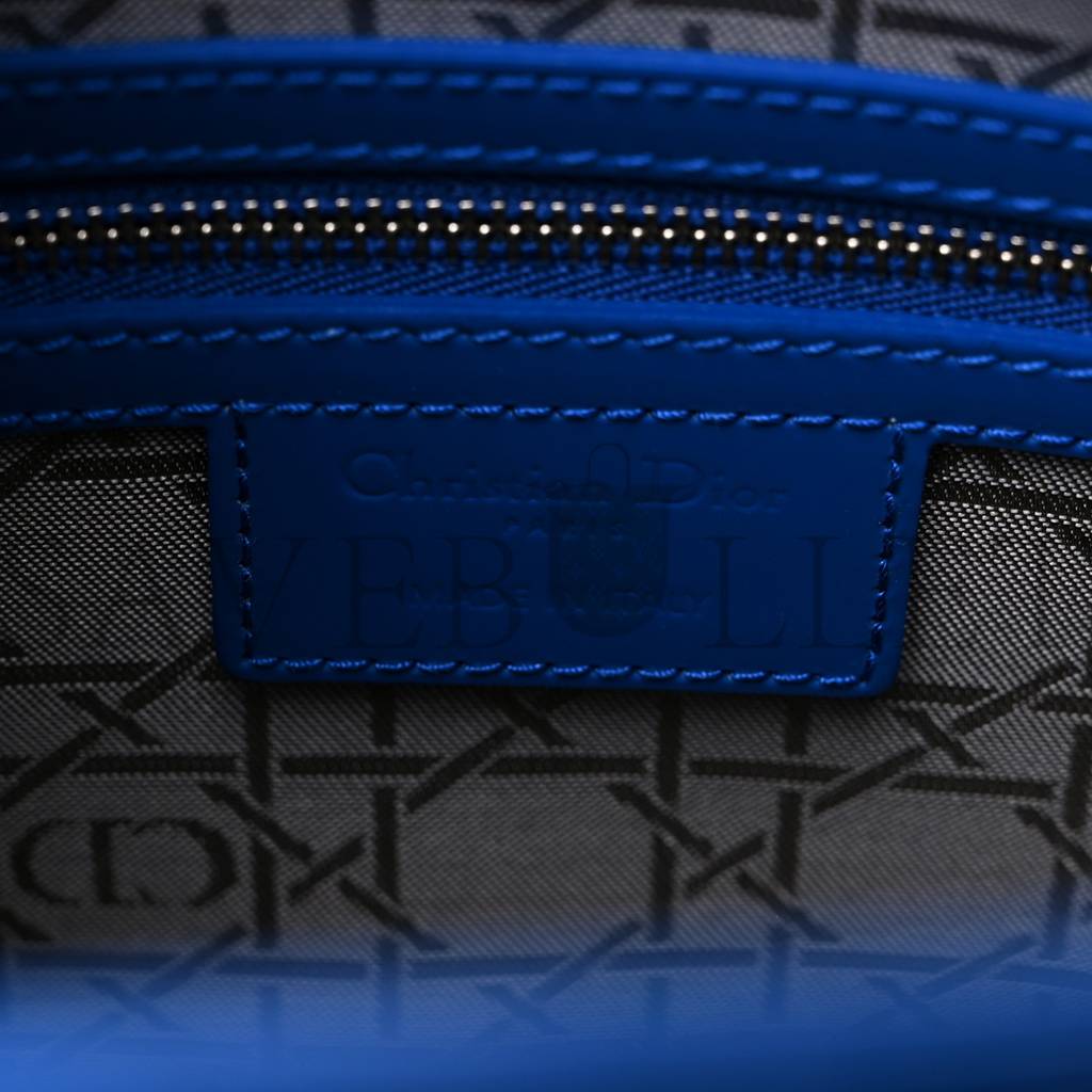 DIOR PATENT CANNAGE LARGE LADY DIOR BLUE (32*25*11.4cm) DIOR PATENT CANNAGE LARGE LADY DIOR BLUE (32*25*11.4cm)